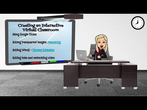 Part of a video titled Creating a Virtual Classroom with Google Slides - YouTube
