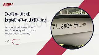 Oceanic Identity: Showcasing Our Boat Signage Expertise | PublsignsUSA