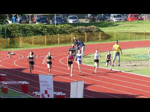 100m juniorke, kvalifikacije, Melani Bosić 12.46