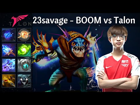 How to play Dota 2 | 23savage Slark POV - BOOM vs Talon | Game 3 BO3 | 61:34