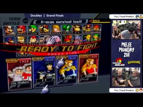 Melee Monday 201 Doubles GF Fizz/Food Product (Sheik, ICs) vs. Joemama/Polear (Sheik, Marth) [L]