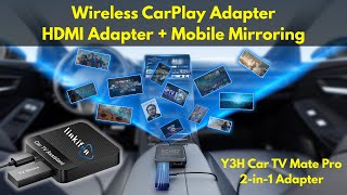Linkifun Y3H Car TV Mate PRO  |  CarPlay + HDMI USB Adapter  |  UNBOXING REVIEW