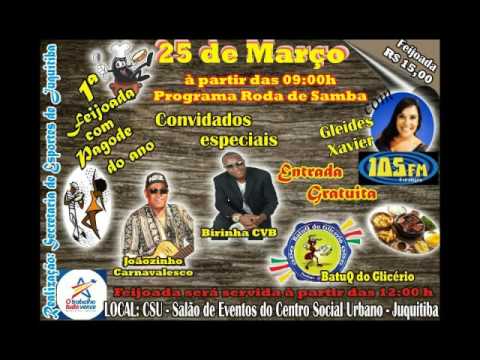 Pagode com feijoada da 105 FM em Juquitiba