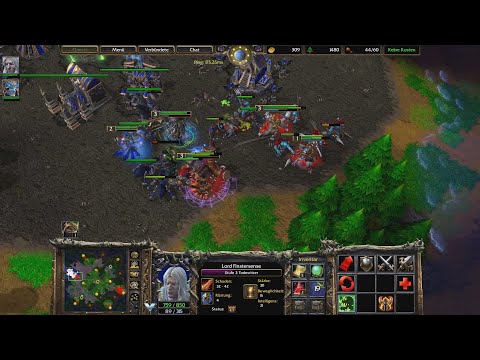 Warcraft 3 Reforged 1vs1 Undead vs Orc [Deutsch/German] Full WC3 Gameplay