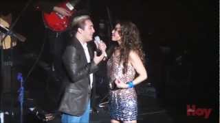 Cristian Castro sorprendió a Thalía en su concierto en Los Ángeles!