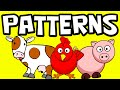 PATTERNS For Kids With Farm Animals ABBC Patterns For Math