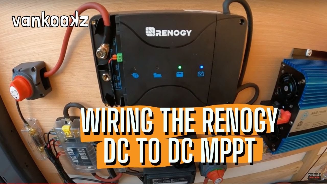 Installing a Renogy DC to DC MPPT Charge Controller | Wiring a Solar Charge Controller
