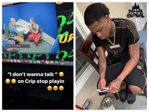 Fort Worth Rapper CrazyBoyBray Refused To Talk To Cops When Interrogated for murder !