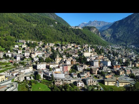 Chiesa in Valmalenco - drone 4k -