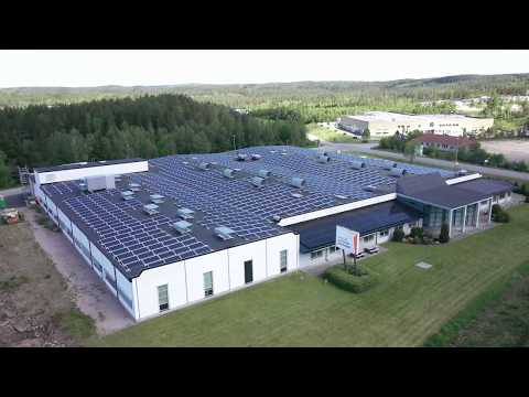 Gnosjö Automatsvarvnings solkraftsanläggning - 379kWp.