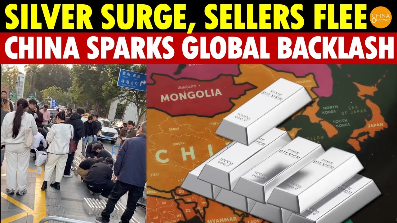 Breaking! Silver Prices Skyrocket, Sellers Flee, China’s Export Restrictions Spark Global Backlash