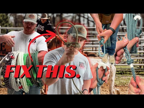 How to Tie a Ranch Rope | How to Fix a Twisted Honda | How to Tie a Rope