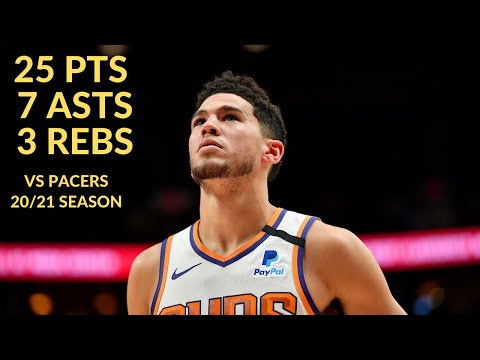 Devin Booker 25 Pts 7 Asts 3 Rebs Highlights vs Indiana Pacers | NBA 20/21 Season