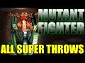 Mutant Fighter Death Brade Arcade All Super Move Throws