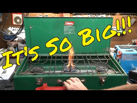 Coleman 3 burner stove, 426D first start, will it burn?