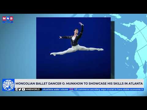 Mongolian ballet dancer O. Munkhjin to showcase his skills in Atlanta.