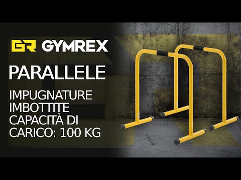 Video - Parallele - Impugnature imbottite - 100 kg