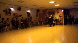 Paola Tacchetti y José Luis Ferrraro. Vladivostok, Rusia