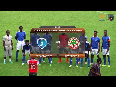 STEADFAST FC 2 - 2 XI WONDERS - ACCESS BANK DIVISION ONE LEAGUE HIGHLIGHT