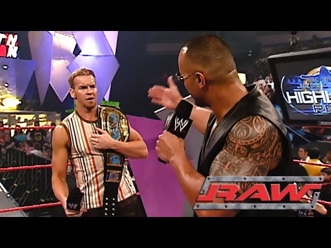 The Rock Highlight Reel Segment Part 1 - Monday Night Raw