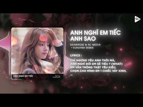 Anh Nghĩ Em Tiếc Anh Sao (VuHuynh Remix) - Saabirose & 9C Media | Hot TikTok - Audio Lyrics Video