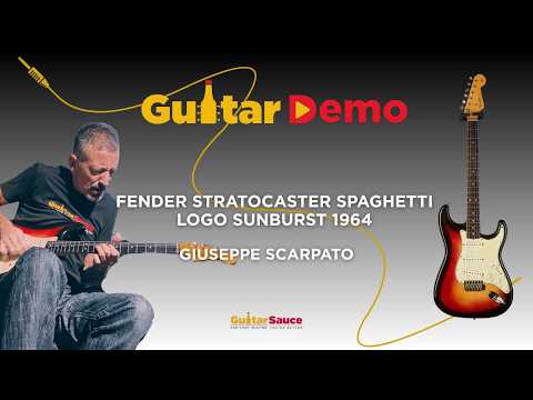 Fender Stratocaster Spaghetti Logo Original Vintage 1964 - Sunburst (COD 2070VG) image 19