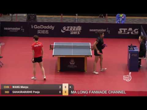 Wang Manyu vs Sahasrabudhe Pooja | WS | Australian Open 2017