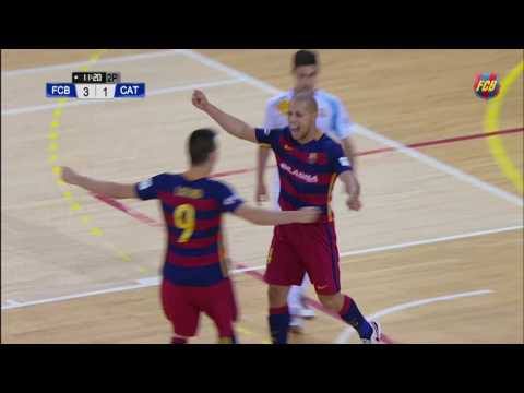 [HIGHLIGHTS] FUTSAL (LNFS): FC Barcelona Lassa-Catgas Santa Coloma (6-1)