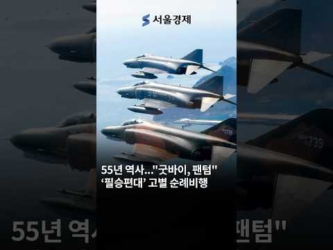 [영상] 55년간 우리 하늘 지킨 F-4 팬텀 고별비행 장면[이현호 기자의 밀리터리!톡] : 네이트 뉴스