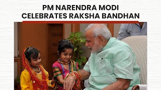 PM Narendra Modi Celebrates Raksha Bandhan | PMO