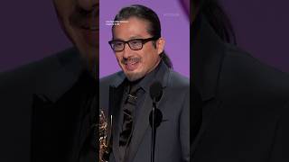 ‘Shōgun’ actor Hiroyuki Sanada gives an emotional speech after winning