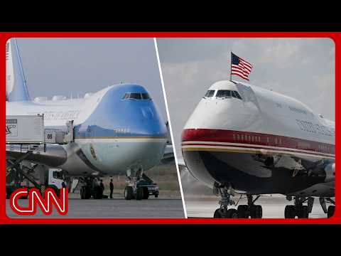 Trump unexpectedly takes old Air Force One over Qatari-gifted jet