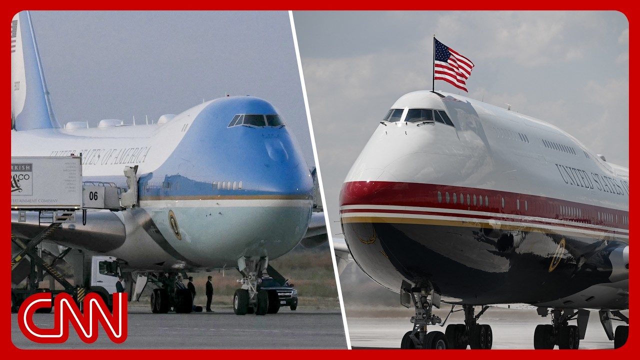Trump unexpectedly takes old Air Force One over Qatari-gifted jet