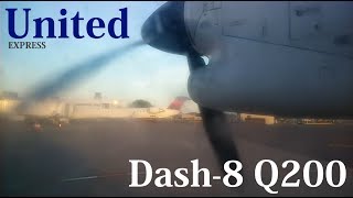 United Express Dash-8 Q200 Takeoff From Syracuse (SYR)