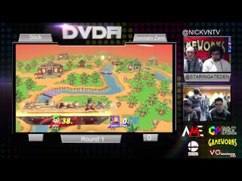 DVDA #5 Slick (Ness) vs ZeRo (Diddy Kong) Super Smash Bros. Tournament for Wii-U