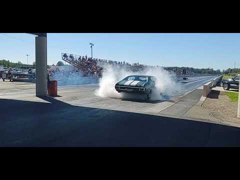 2021 Pure Stock Muscle Car Drag Race Heat the Rubber