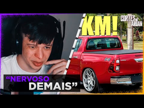 ARUAN REAGE A HILUX ZERA REBAIXADA E DE ARO 24 (EstiloDUB) - Cortes do Aruan