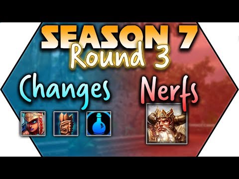 MORE Odin Nerfs! SOLO Lane & Bastet Changes! SMITE Season 7 Patch Notes Update 2