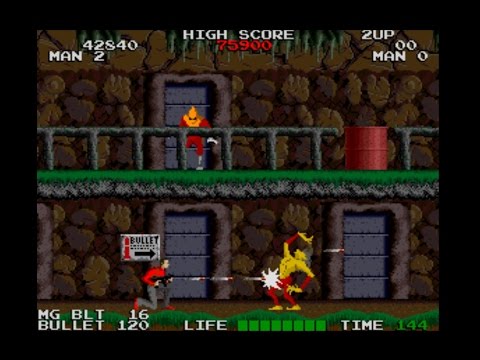 Lukozer Retro Game Review 268 - Rolling Thunder - Arcade Coin-Op