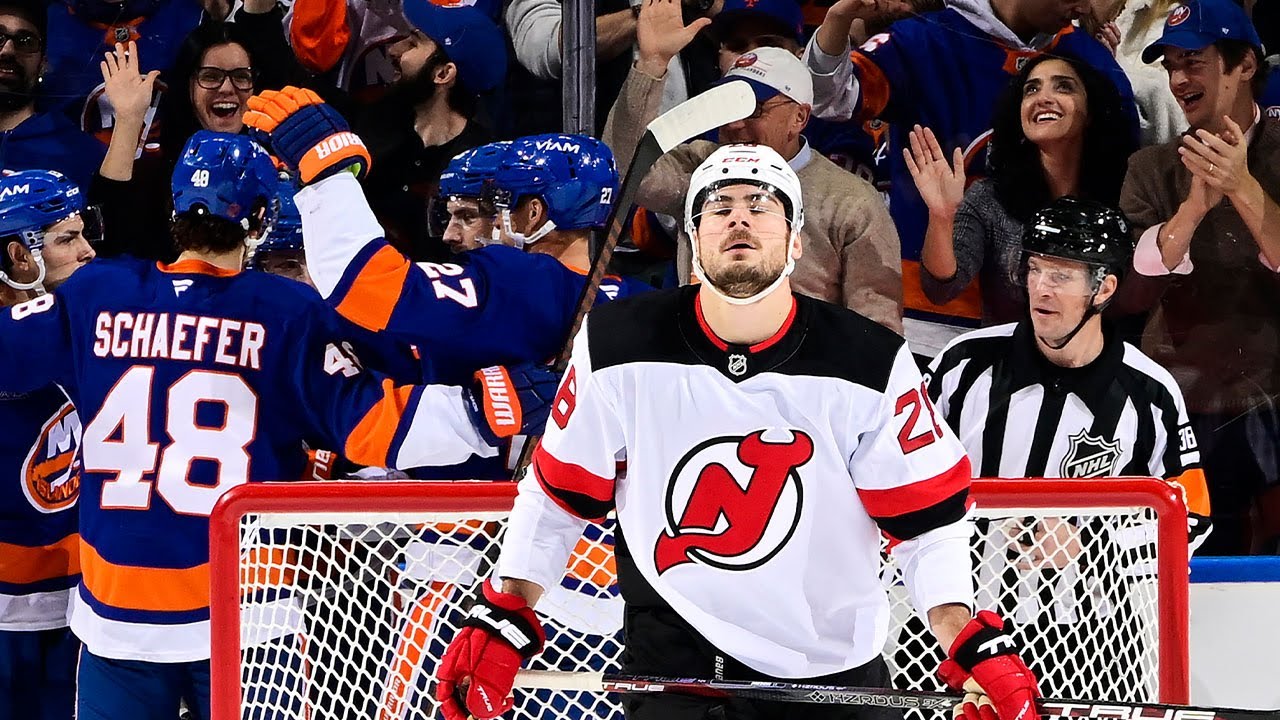 Isles score NINE TIMES in shutout of Devils!