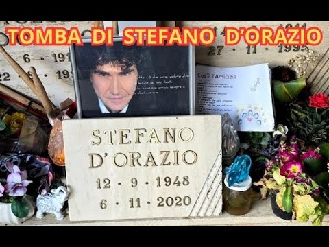 TOMBA di STEFANO D' ORAZIO ( ROMA ) 🥁 🎶  #gabbyfly #pooh #stefanodorazio #sdo #complesso #musica