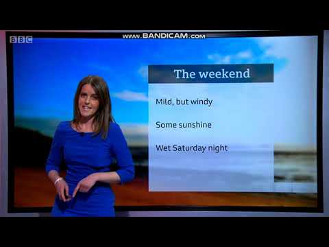 Alex Osbourne BBC One Spotlight weather afternoon time January 31st 2020 - 60 FPS