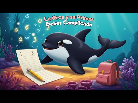🐋 The Orca and Her First Tricky Homework 📝 | Children's Stories | Bedtime Stories