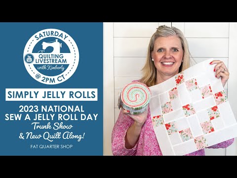 LIVE: 2023 National Sew a Jelly Roll Day Trunk Show & New Quilt Along! - Beyond the Seams