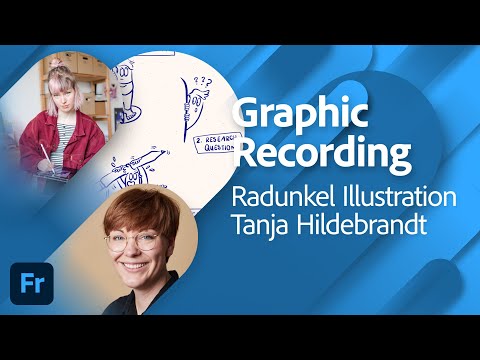 Graphic Recording mit Radunkel Illustration und Tanja Hildebrandt | Adobe Live