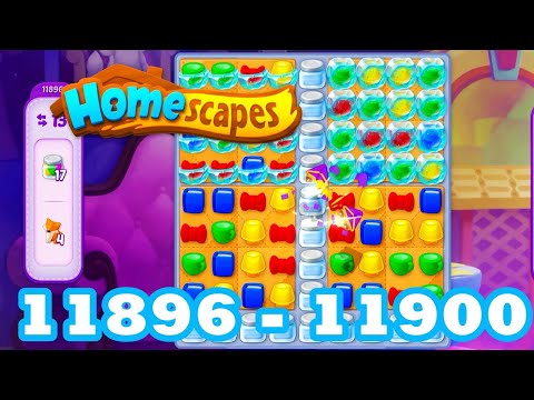 Homescapes Level 11896 - 11900 HD 3 - match puzzle Gameplay | android | IOS | 11897 | 11898 | 11899