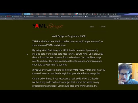 YAMLScript for the first time