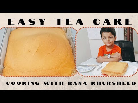 Easy Tea cake|spongy and Bakery style|plain cake recipe By Rana Khursheed Urdu And Hindi