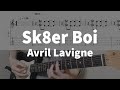 Sk8ter Boi - Avril Lavigne | guitar tab