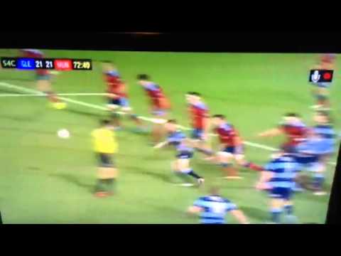 Adam Jones Drop Kick v Munster